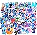 A Sticker Shop 52pcs Stitch Movie Show Creative DIY Stickers Funny Decorative Cartoon for Cartoon PC Luggage Computer Notebook Phone Home Wall Garden Window Snowboard primary