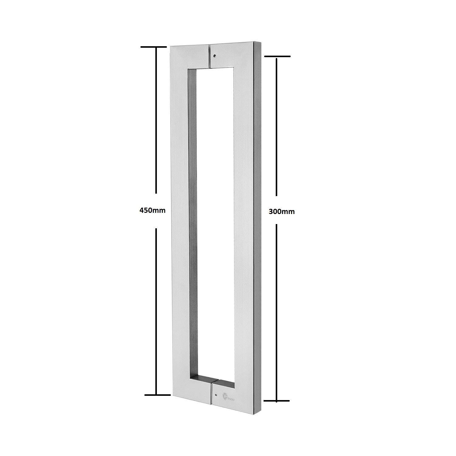 60 Off Togu Tg 6013 1500mm 60 Inches Square Rectangle Shape Push Pull Stainless Steel Door Handle For Entrance Entry Shower Glass Shop Store Interior Exterior Barn Gates Brushed Stainless Steel Finish Preferential Dnoodlehousespid Com