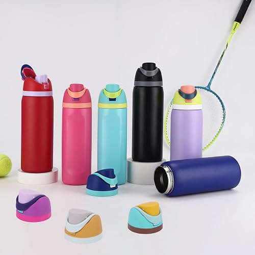 Replacement Lid For Owala Freesip – BPA-Free One-Button Cap, Compatible With 16oz 24oz 32oz 40oz Bottles - View #8