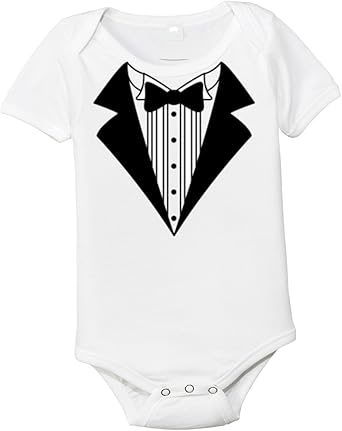 baby tuxedo bodysuit