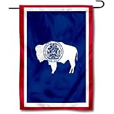 State of Wyoming Garden Flag Yard Banner
