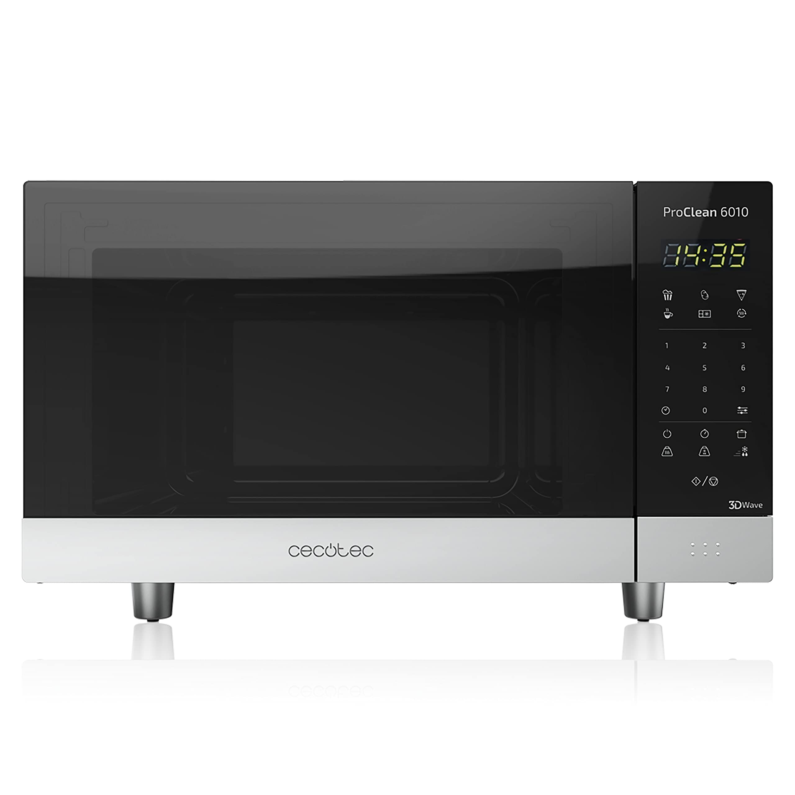 Cecotec-Microondas-negro-ProClean-6010-800-W-Capacidad-de-23-Litros-Revestimiento-Ready2Clean-para-una-mejor-limpieza