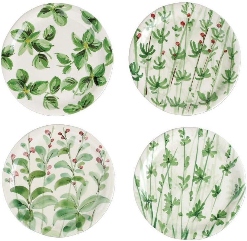 Vietri Erbe Assorted Salad Plates - Set of 4