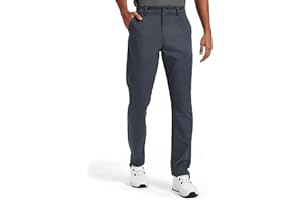VYTROON Men's Classic Fit Stretch Golf & Dress Work Pants 30''/32''/34'' - All-Day Comfort Performance Trousers for Business & Travel