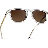 WearMe Pro - Polarized Lens Square Modern Sunglasses for Men