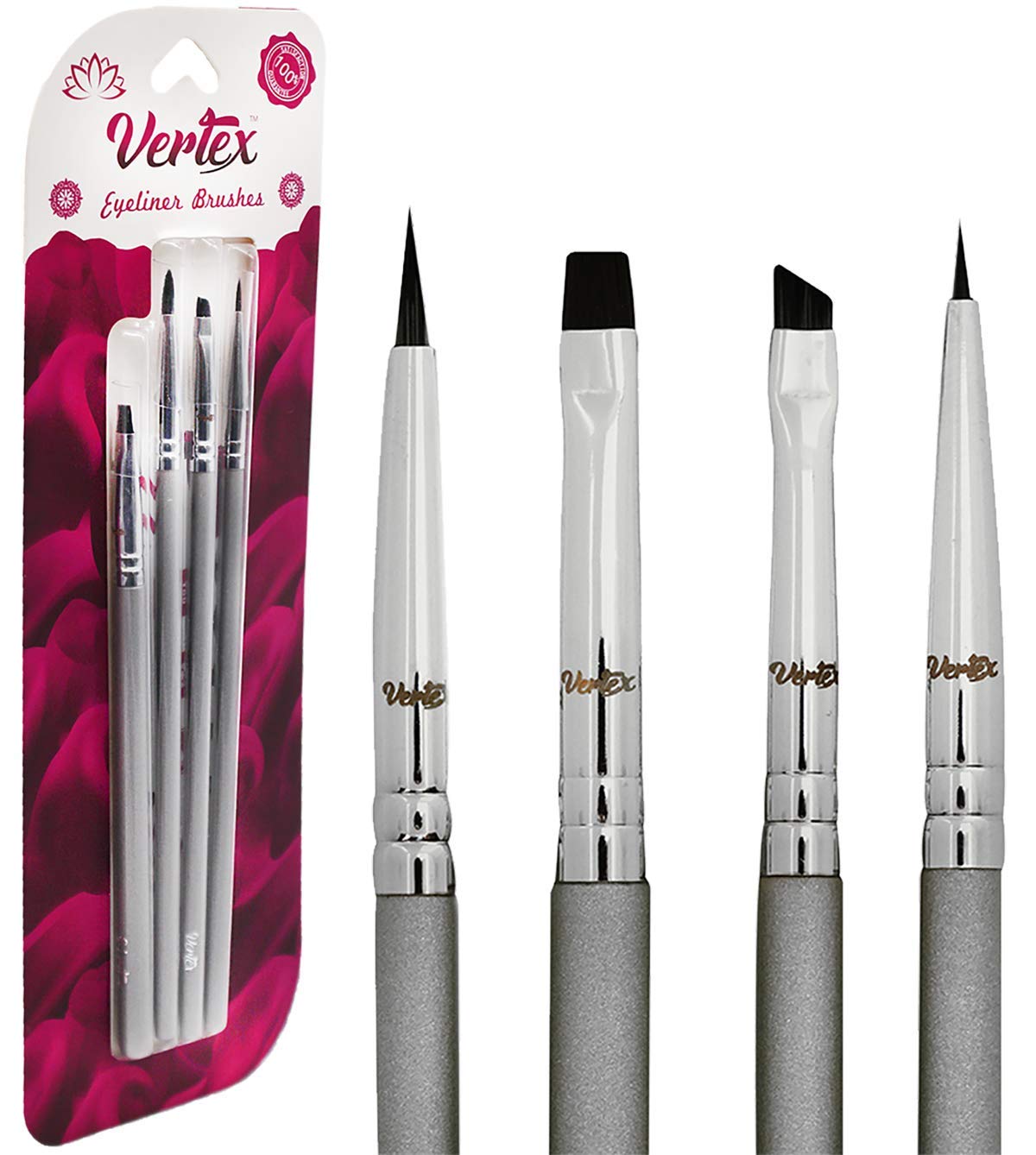 Eyeliner Brush Small Angled Winged Firm Flat Liquid Gel Eye Liner