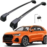 SAREMAS Aluminium Luggage Racks for Audi Q3 2019-2025 Roof Rack Cross Bars Rail Cargo Carrier Lockable