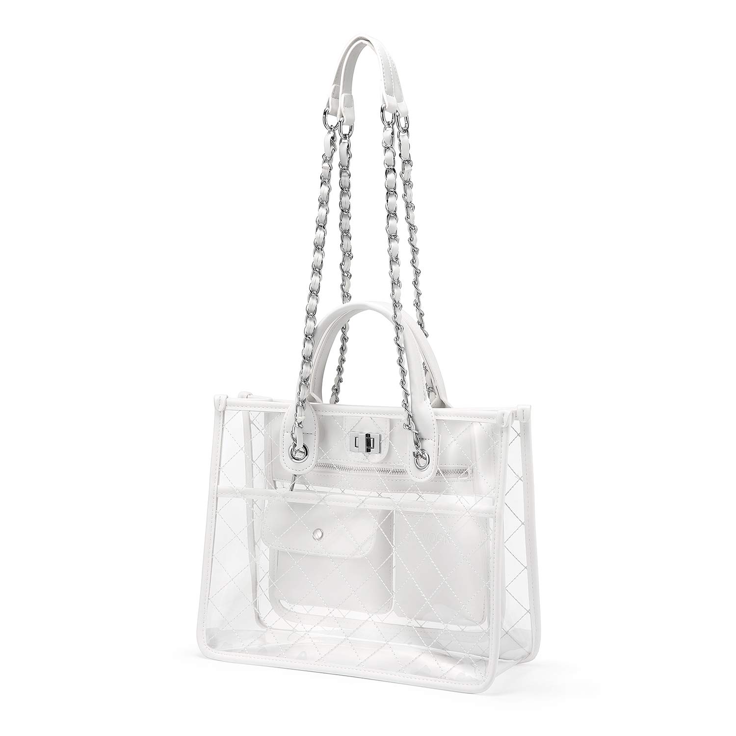 designer transparent bag