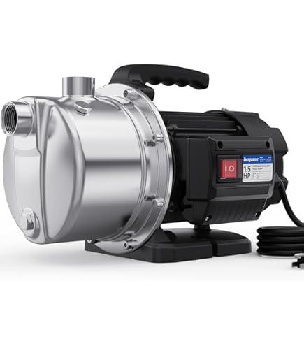 Lukvuzo 1.6 Hp Shallow Well Jet Pump W Pressure Tank, Garden Automatic Water Booster Irrigation Pump For Home Garden Lawn Farm HDSA11FS026 - The Home Depot - View #4