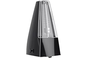 SPYMINNPOO Mechanical Metronome, Universal Beat Counter with Clear Scale Music Learning Tool for Piano Guitar Violin Ukulele