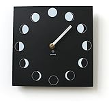 Eco Recycled Moon Phase Wall Clock