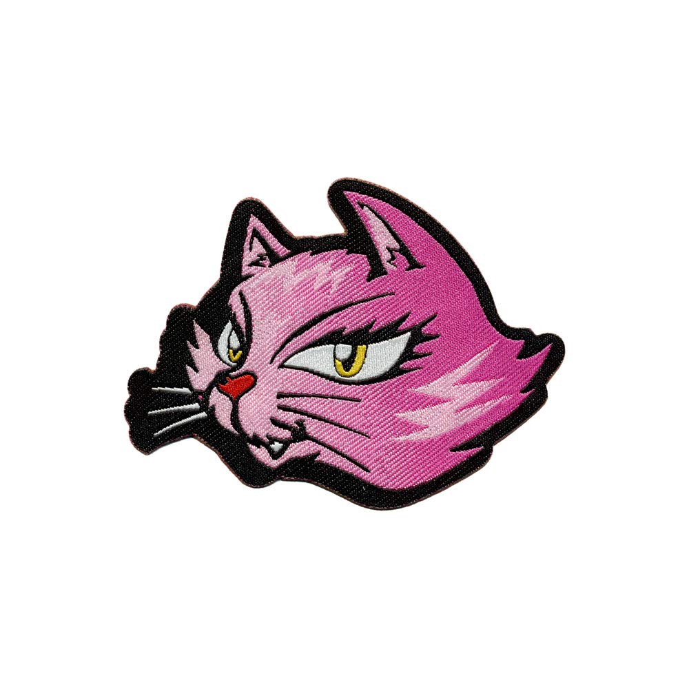 Quattroerre Patch Sticker Pink Cat For Fabrics