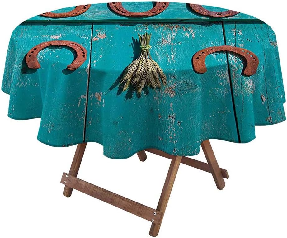 Tablecloths for Round Tables Western Decor Collection for
