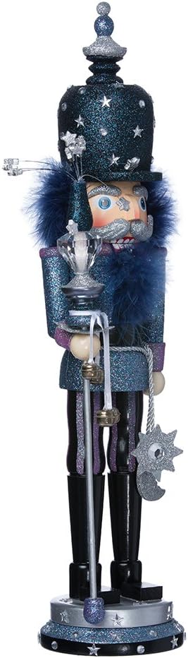 Nutcrackers - Kurt Adler Hollywood Night Stars Nutcracker, 19-Inch,Blue
