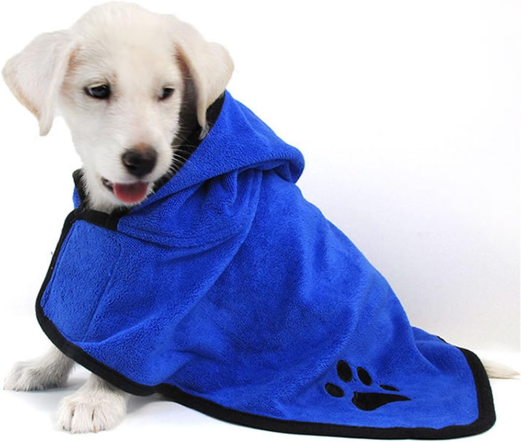 PETCUTE Dog Bathrobes Dog Robe Fast Drying Bathrobe for Dogs Microfiber dog towel Absorbent Dog Pajamas Small Medium Large Size - Image 3