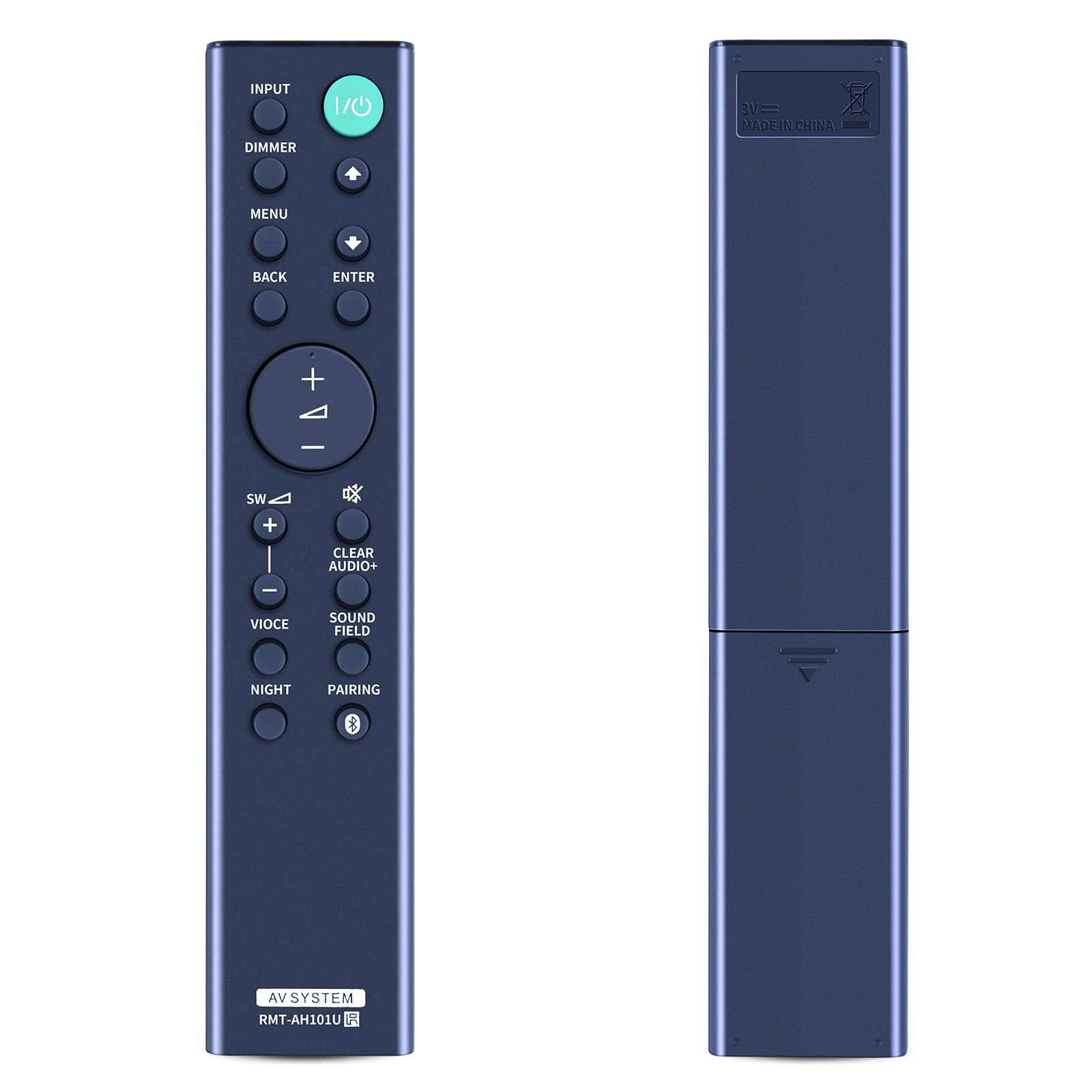 RMT-AH101U Replacement Remote Control for Sony Soundbar AV System Compatible with HT-CT380 HTCT380 HT-CT381 HTCT381 HT-CT381 HTCT381 HT-CT780 HTCT780