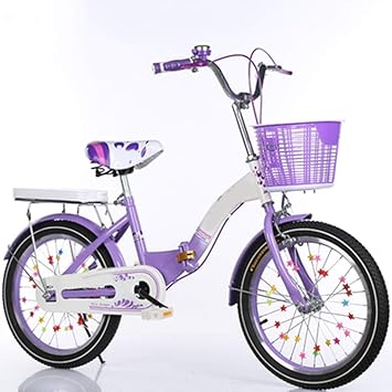 Amazon Axdwfd 子ども用自転車 子供用自転車トレーニングホイール付き子供用自転車16 18 インチ男の子と女の子 のサイクリング 子供用4 11歳ピンクパープル 色 Purple サイズ さいず 16in Axdwfd 子ども用自転車