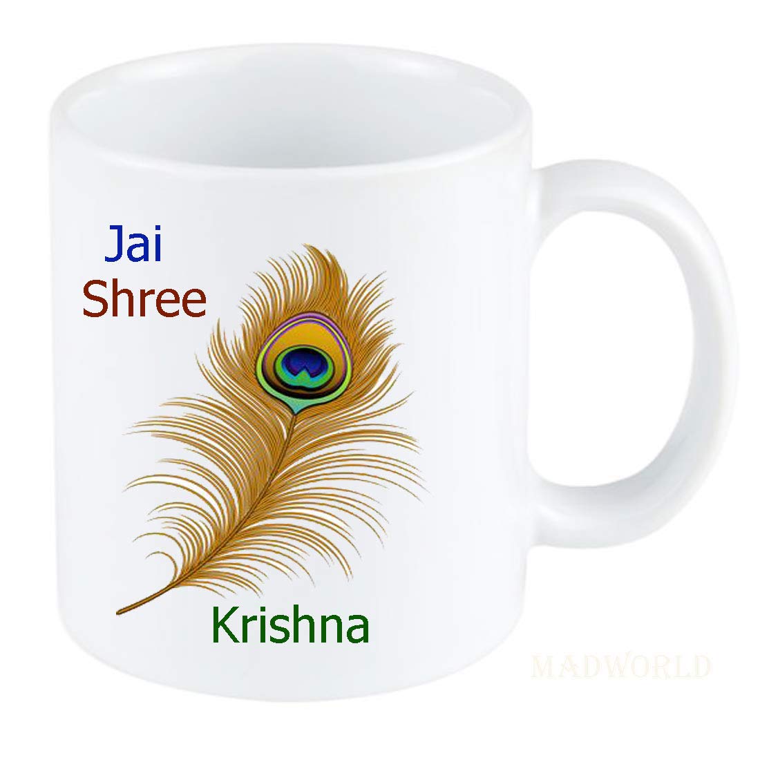 Buy Madworld Jai Shree Krishna Best Attractive Quotes Printed