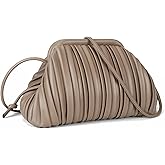 GLITZALL Clutch Purse and Dumpling Bag for Women,Designer Cloud Handbag and Ruched Bag with Detachable Shoulder Strap