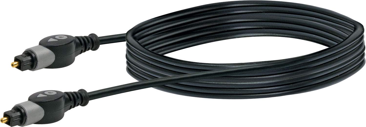 Schwaiger LWL2150533 Optical Fibre Connection Cable 1.5 m Black
