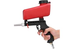 Gravity Sandblasting Gun, Portable Sand Blaster Gun Kit for Most Sandblasting Projects to Remove Paint,Stains,Rust& Clean Sur