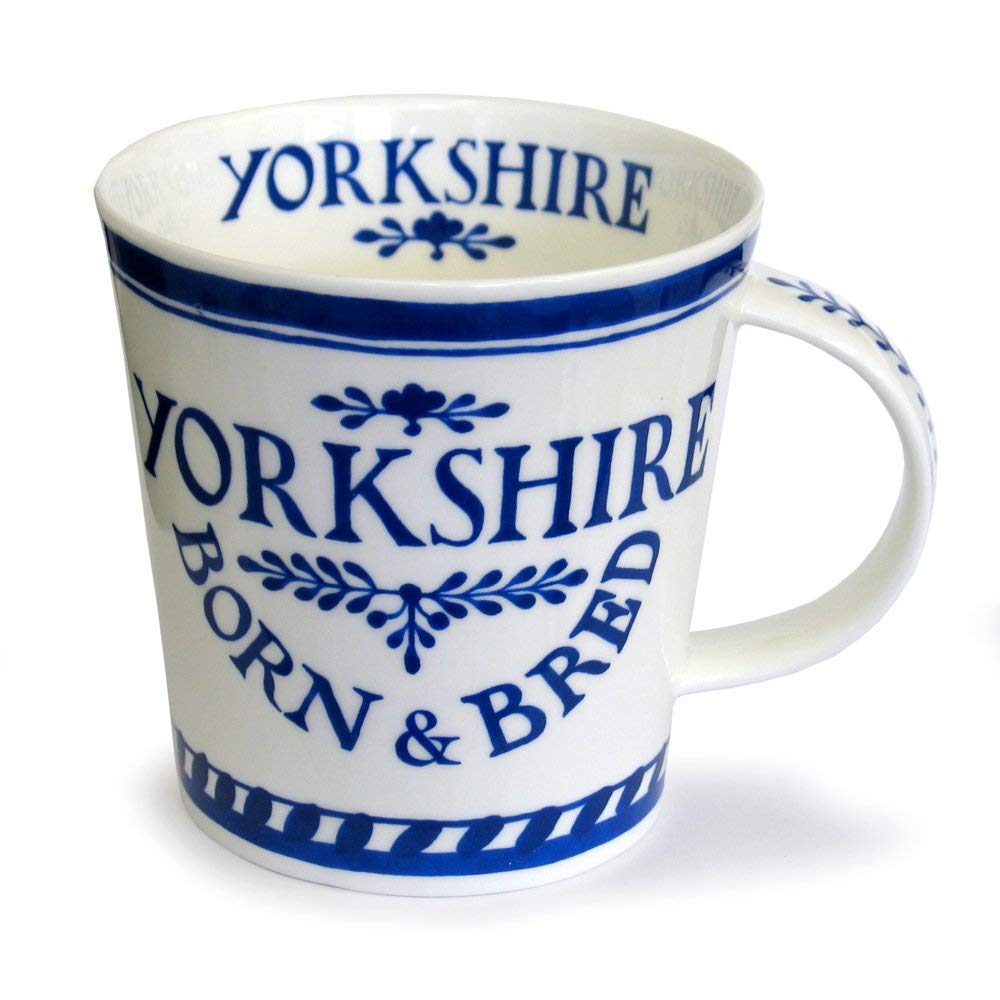 Dunoon Born & Bred in Yorkshire Mug - Bone China Cairngorm Shape
