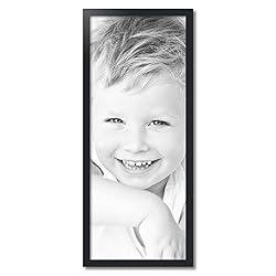 ArtToFrames 16x40 Inch Black Picture Frame, This