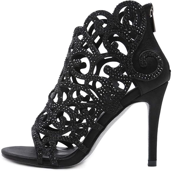 black heels for a wedding