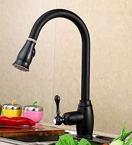 Baño de la cocina Agua caliente y fría Orbe tirando Orb de cocina