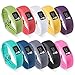 ZSZCXD Garmin Vivofit 4 Band, Newest Silicone Replacement WatchBand Strap Band Wristband for Garmin Vivofit 4(No Tracker (10Pcs, Large)