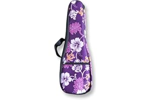 Woodi USA 21" Ukulele Gig Bag WUC-21PT Padding Carry Case Waterproof Gig Bag For Soprano Uke