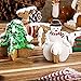 SIEGES Holiday Cookie Cutters Set - Stainless Steel Buscuit Cutter Molds - Christmas Tree/Snowman/Sleigh/Elk - 8 Pack