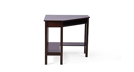 Urban Ladder Collins Corner Study Desk (Dark Walnut)