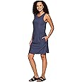 RBX Active Women's Woven Tank Dress Quick Drying Sleeveless Dress with Pockets Elastic Waistband Hiking Tennis Golf Dress