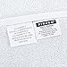 Pinzon Luxury Banded Bath Mat, White