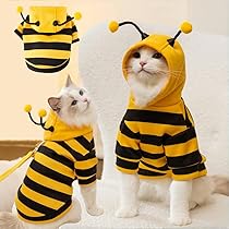 Amazon.com : Selena Cat Bee Antennae Costume Hoodies Cute Bee ...