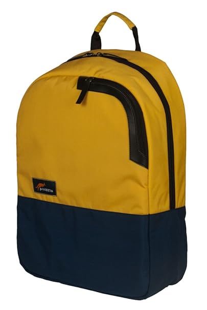 Protecta Deja Vu 15.6-inch Laptop and Tablet Backpack (Navy Blue and Yellow)