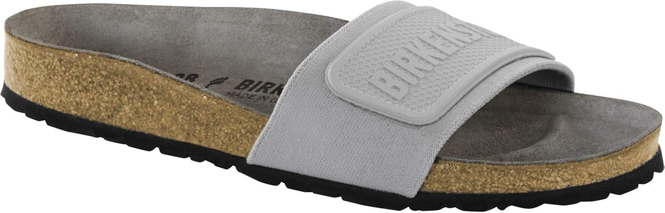 gray birkenstock clogs