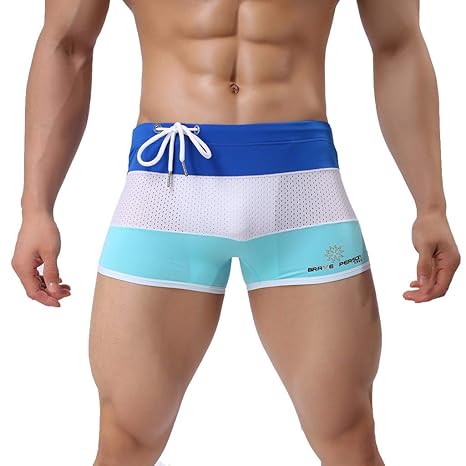 JMETRIC_Badehose Mode Gestreifter Druck Strandhosen Herren Freizeit Schnelltrocknende Shorts Hosen Boxershorts Shorts