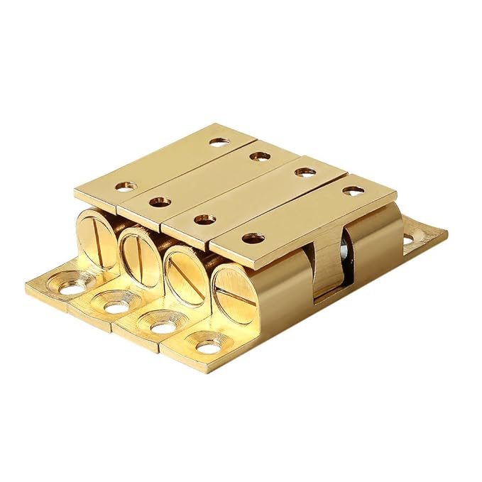 Sayayo 4Pcs Solid Brass Door Catch Double Ball Tension Catch for