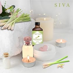 Siva Lemongrass Essential Oil 4oz (118ml) Premium