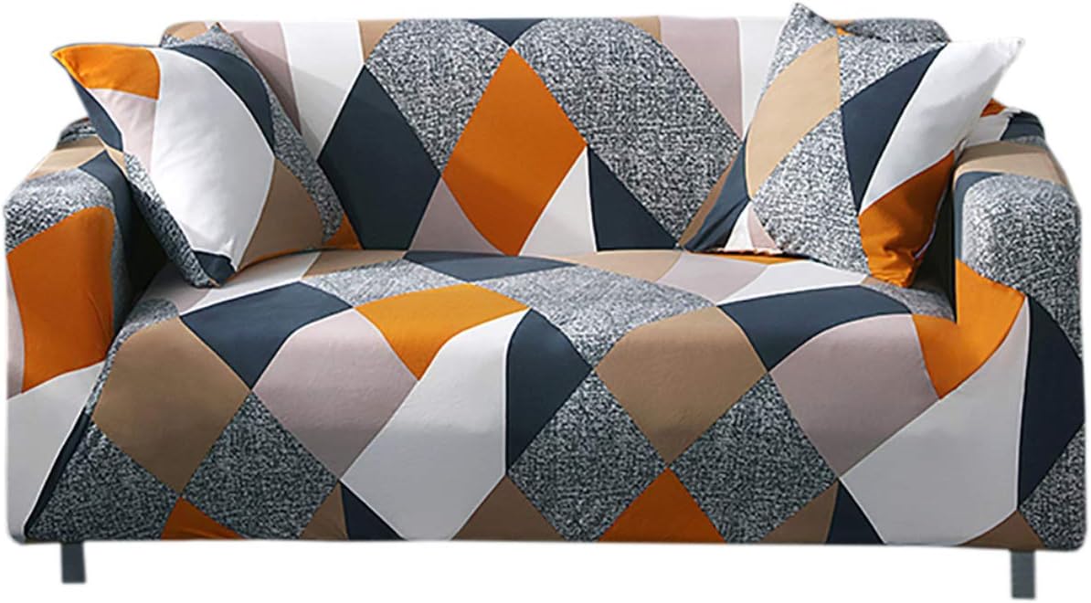 PICTURESQUE Sofa Slipcover Stretch Elastic Fabric Flower Bird Pattern Chair Loveseat Couch Sofa Covers Pet Protector With One Cushion Cover