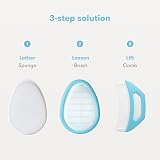 Frida Baby DermaFrida FlakeFixer 3-Step Cradle Cap Kit Sponge Brush Comb view 3