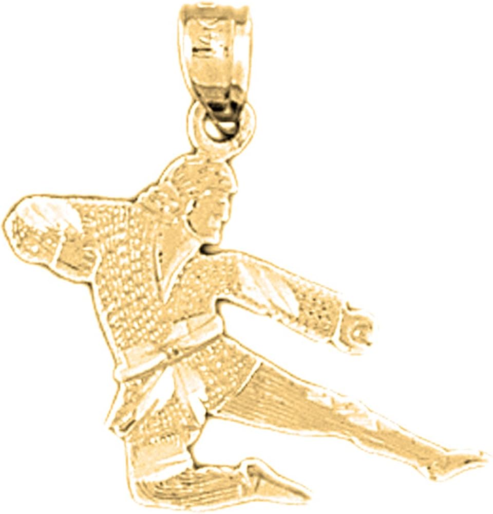 Jewels Obsession 18K Martial Arts Karate Pendant 18K