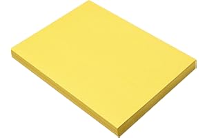 Prang (Formerly SunWorks) Construction Paper, Yellow, 9" x 12", 100 Sheets
