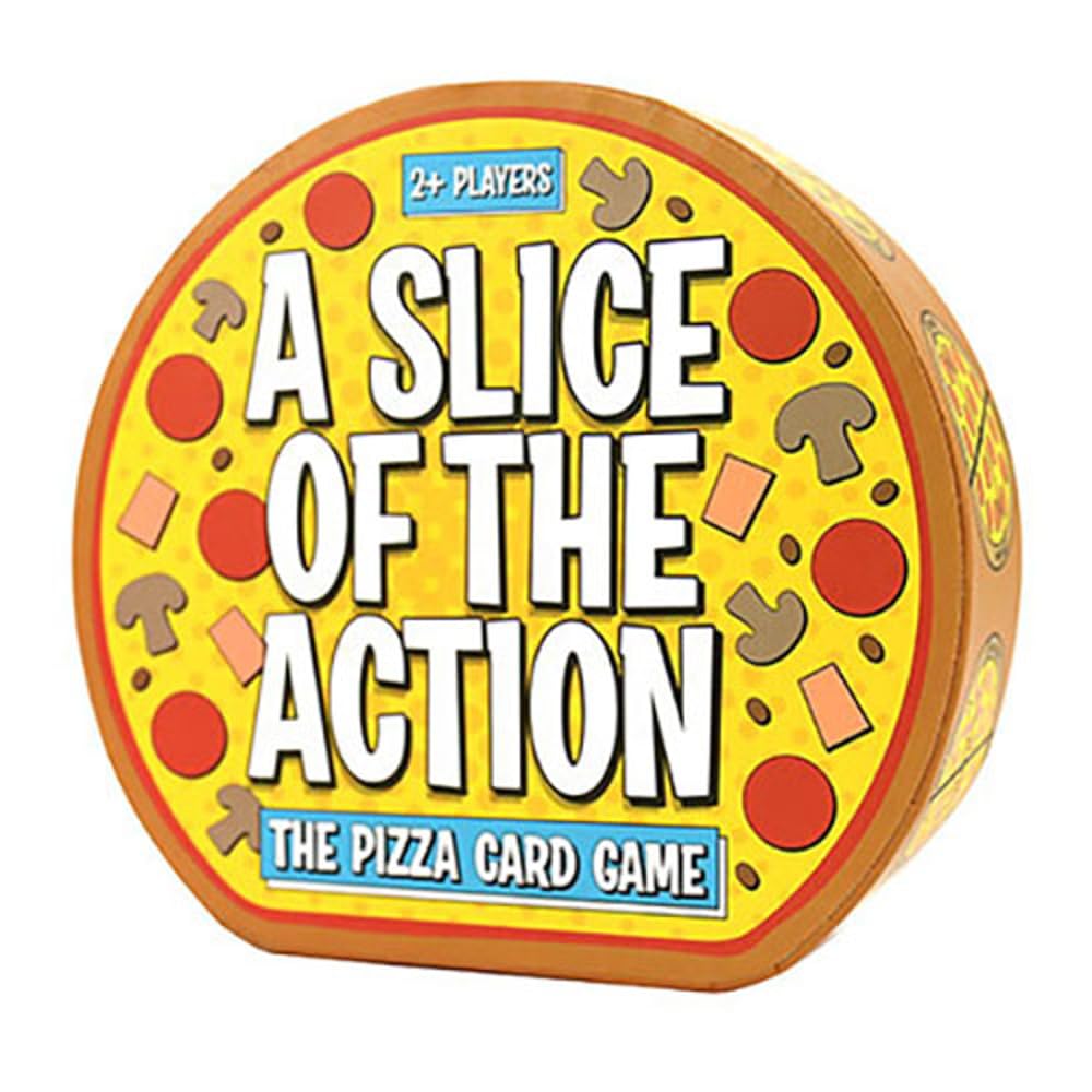 Gift Republic Slice Of The Action Pizza Challenge Family Card Game Fun Board Game 2+ Players