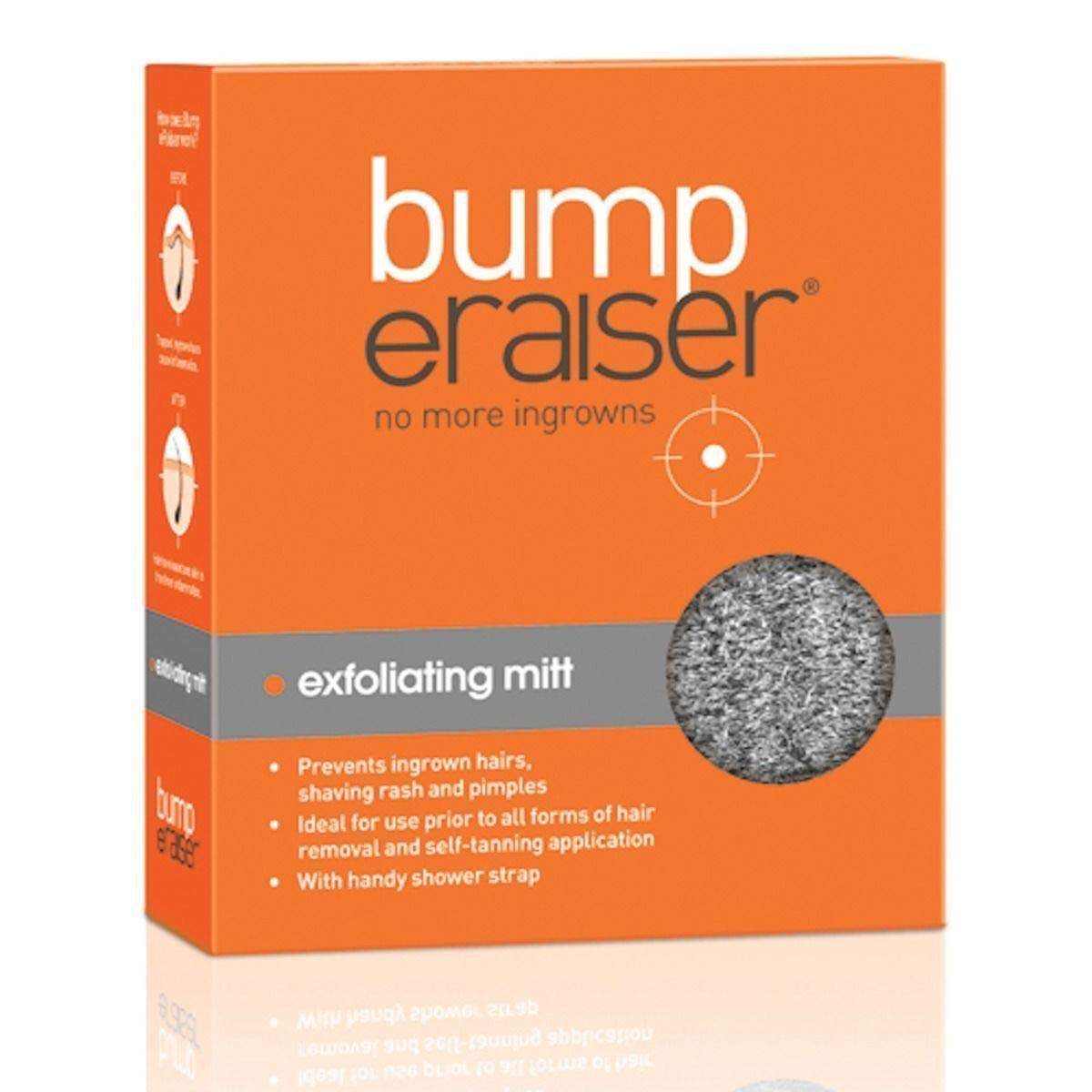 Amazon Com Bump Eraiser Exfoliating Shower Mitt For Ingrown Hair