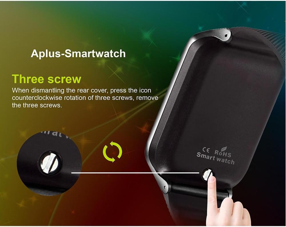 Vktech-1.5 Aplus GV18 Smart Watch Bluetooth 3.0 SMS Llamada ...