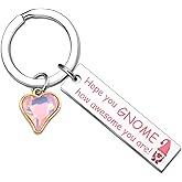 Wrpixe Gnome Gifts Cute Gnome Keychain Gnomes Decor for Women Girls Funny Birthday Gifts for Gnomes Lovers Tiny Christmas Thanksgiving Gift for Friends Adults Teens