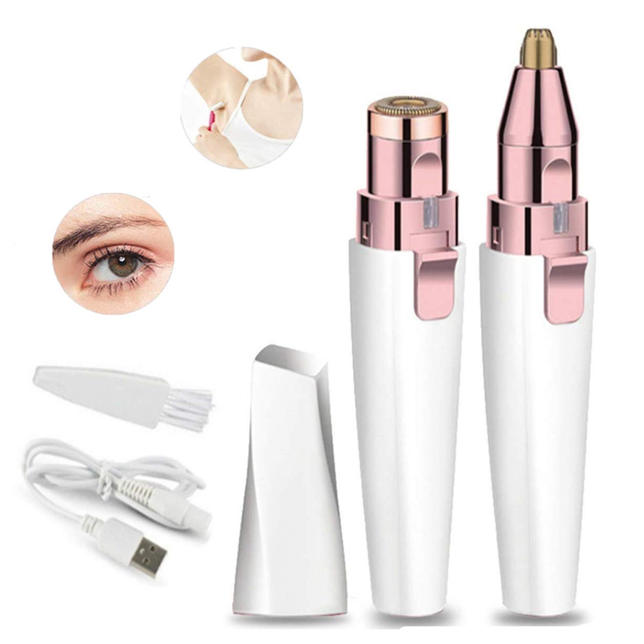 rechargeable eyebrow epilator
